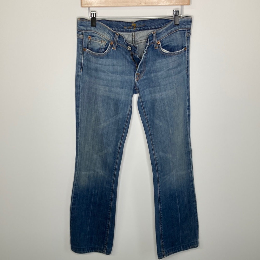 7 FOR ALL MANKIND | Bootcut Faded Blue Jean | 27